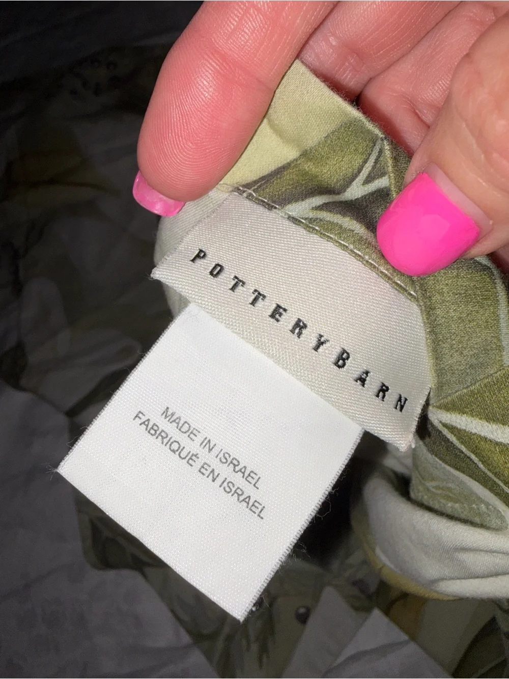 RARE like new Pottery Barn Magnolia Pillow euro sham cover 29” x 29”